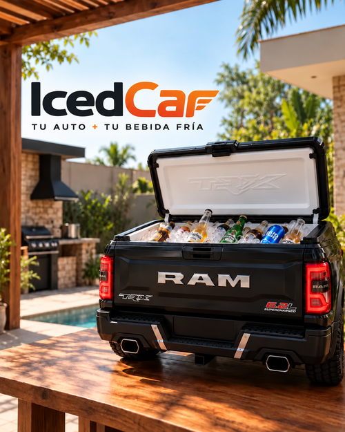 Mini Cooler IcedCar – Nevera portátil para amantes de los coches y las barbacoas