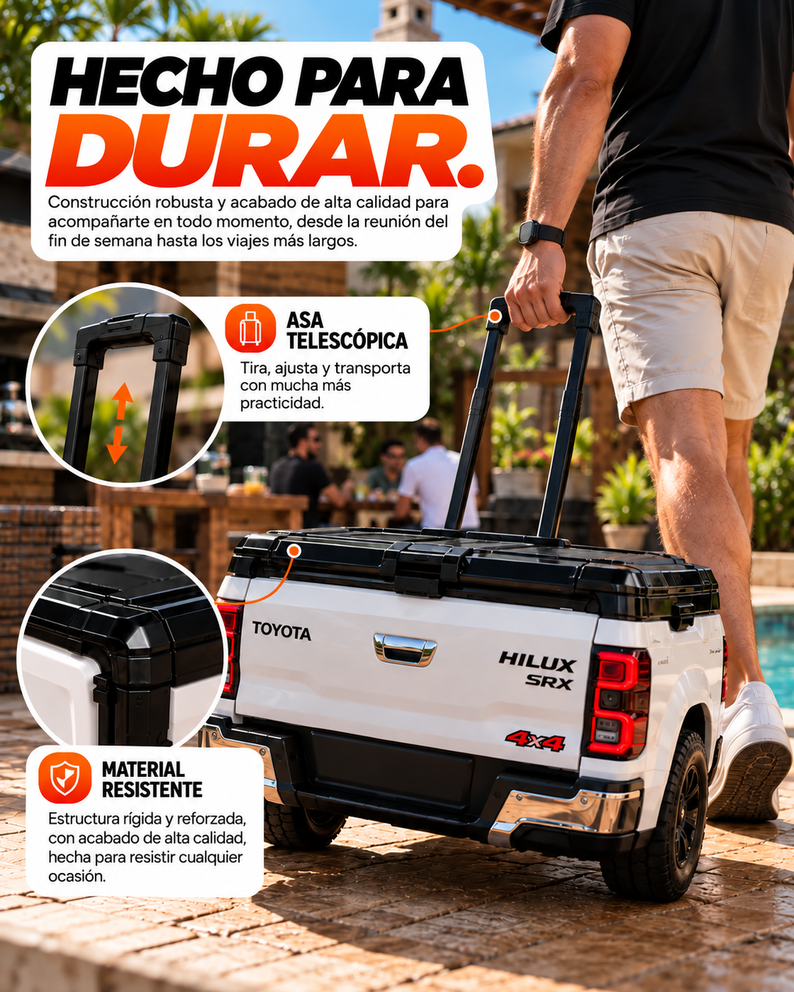 Mini Cooler IcedCar – Nevera portátil para amantes de los coches y las barbacoas